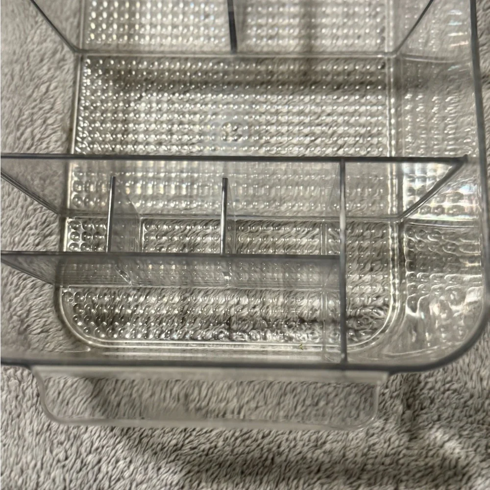 Clear Plastic Organizer with Dividers